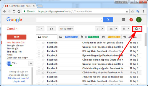 Cách xóa Spam mail tự động trên Gmail xóa thư spam
